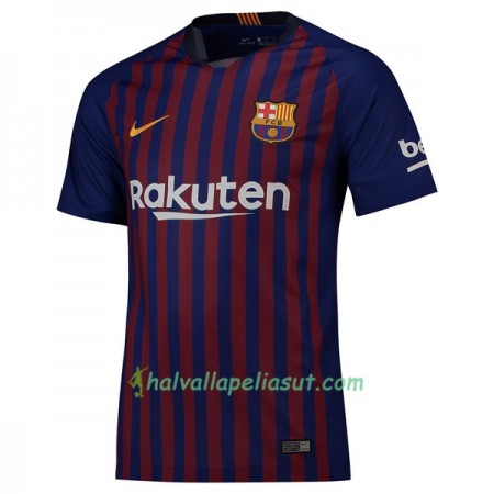 Jalkapallo Pelipaidat FC Barcelona Kotipaita 2018-2019 Lyhythihainen